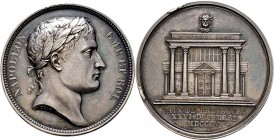 Ausländische Münzen und Medaillen
Frankreich-Königreich. Napoleon I. 1804-1815. 
Silbermedaille 1805 von Droz und Andrieu, auf den Frieden von Preßb...