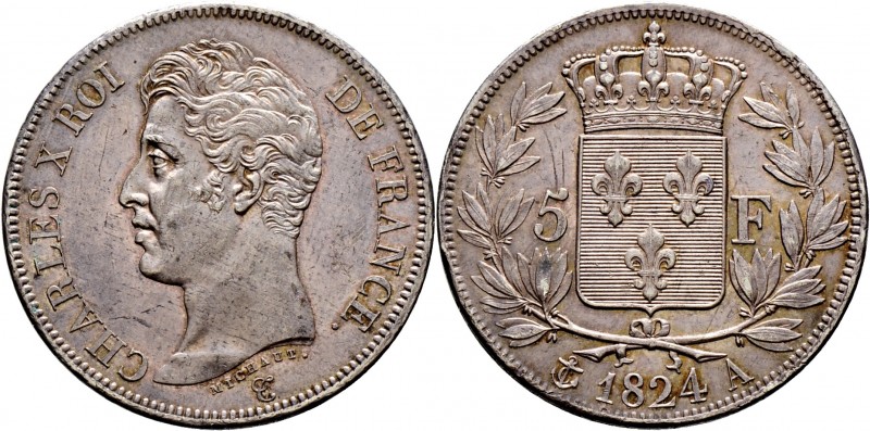 Ausländische Münzen und Medaillen
Frankreich-Königreich. Charles X. 1824-1830. ...