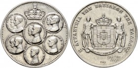 Ausländische Münzen und Medaillen
Griechenland. Konstantin II. 1964-1973. 
PLATIN-Medaille 1964 unsigniert, auf seinen Regierungsantritt. Gekröntes ...