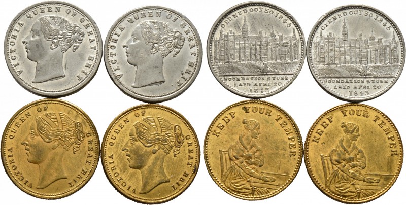 Ausländische Münzen und Medaillen
Großbritannien. Victoria 1837-1901. 
Set von...