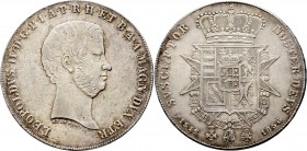 Ausländische Münzen und Medaillen
Italien-Toskana/Florenz. Leopold II. von Habsburg-Lothringen 1824-1859. 
Francescone da 10 Paoli 1856 -Florenz-. P...