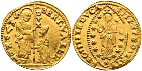 Ausländische Münzen und Medaillen
Italien-Venedig. Bertucci Valier 1656-1658. 
Zecchino o.J. Paol. p. 101/1, Gamb. 899, Fr. 1326. 3,48 g
selten, kl...