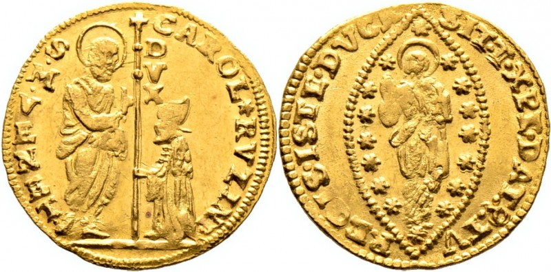 Ausländische Münzen und Medaillen
Italien-Venedig. Carlo Ruzzini 1732-1735. 
Z...