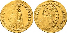 Ausländische Münzen und Medaillen
Italien-Venedig. Alvise Pisani 1735-1741. 
Zecchino o.J. Paol. p. 123/5, Gamb. 1449, Fr. 1391. 3,50 g
leichte Kra...