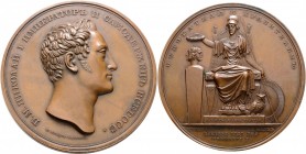 Ausländische Münzen und Medaillen
Russland. Nikolaus I. 1825-1855. 
Bronzemedaille 1826 von F. Tolstoi, auf die 100-Jahrfeier der Akademie der Wisse...