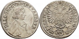 Ausländische Münzen und Medaillen
Schweiz-Chur, Bistum. Ulrich VII. von Federspiel 1692-1728. 
15 Kreuzer (Viertelgulden) 1703. Brustbild des Bischo...