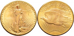 Ausländische Münzen und Medaillen
USA. . 
20 Dollars 1927 -Philadelphia-. Statue. KM 131, Fr. 185. 33,60 g
minimale Kratzer, fast vorzüglich
