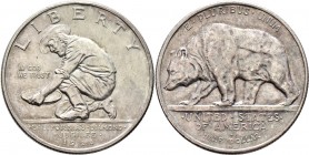 Ausländische Münzen und Medaillen
USA. . 
Gedenk-1/2 Dollar 1925. California Diamond Jubilee. KM 155.
vorzüglich