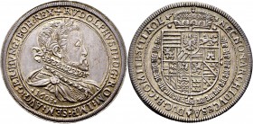 Römisch-Deutsches Reich
Haus Habsburg. Rudolf II. 1576-1612. 
Taler 1603 -Hall-. Dav. 3005, Voglh. 96/2, MT 374 var. sowie R121. -Walzenprägung-
Pr...