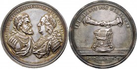 Römisch-Deutsches Reich
Haus Habsburg. Franz I. 1745-1765. 
Silbermedaille 1755 von P.P. Werner (Nürnberg), auf die 200-Jahrfeier des Augsburger Rel...