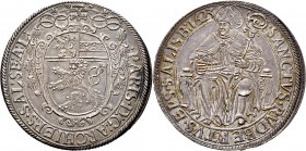 Römisch-Deutsches Reich
Salzburg, Erzbistum. Paris Graf von Lodron 1619-1653. 
Taler 1623. Zöttl 1465, Probszt 1193, Dav. 3497.
feine Patina, leich...
