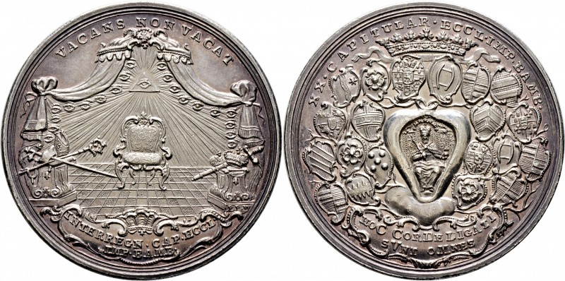 Sammlung Sedisvakanz - Münzen und Medaillen
Bamberg. . 
Silbermedaille 1757 vo...