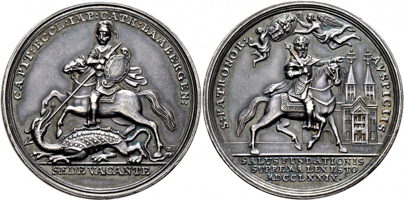 Sammlung Sedisvakanz - Münzen und Medaillen
Bamberg. . 
Silbermedaille 1779 vo...