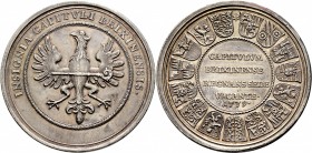 Sammlung Sedisvakanz - Münzen und Medaillen
Brixen. . 
Silbermedaille 1779 unsigniert. Nach links blickender Adler mit dem Inful über der Brust / Fü...