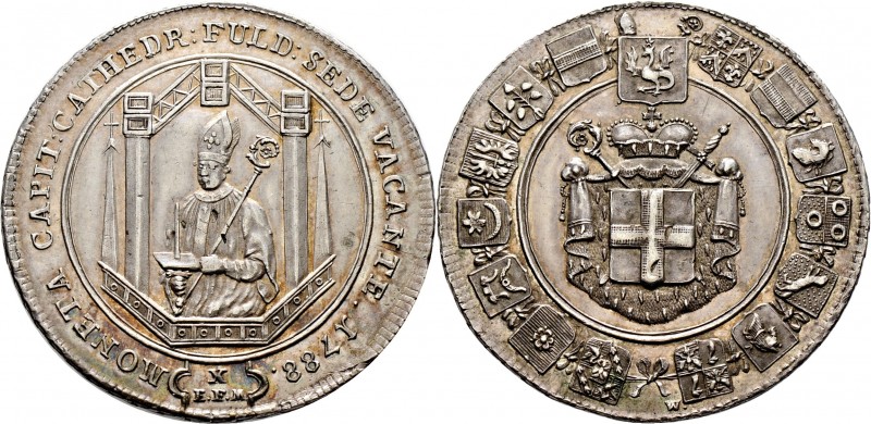 Sammlung Sedisvakanz - Münzen und Medaillen
Fulda. . 
Konventionstaler 1788. S...