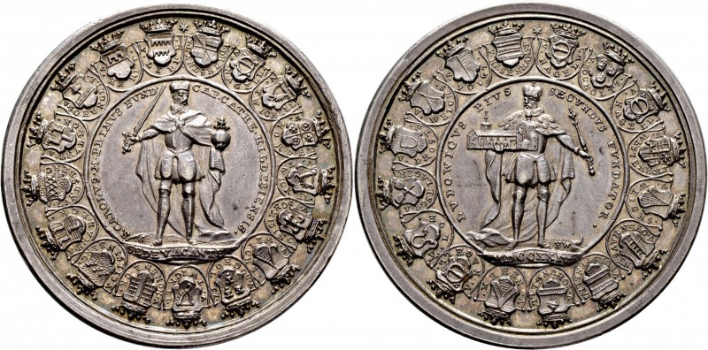 Sammlung Sedisvakanz - Münzen und Medaillen
Hildesheim. . 
Silbermedaille 1724...