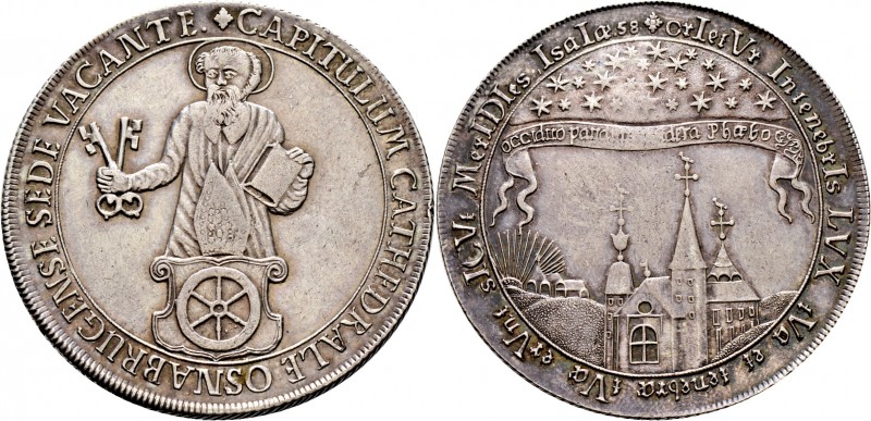 Sammlung Sedisvakanz - Münzen und Medaillen
Osnabrück. . 
Reichstaler 1698 -Ha...