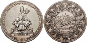 Sammlung Sedisvakanz - Münzen und Medaillen
Passau. . 
Große Silbermedaille 1761 -Regensburg-. Stempel von J.L. Oexlein (Nürnberg). Der Stiftsheilig...