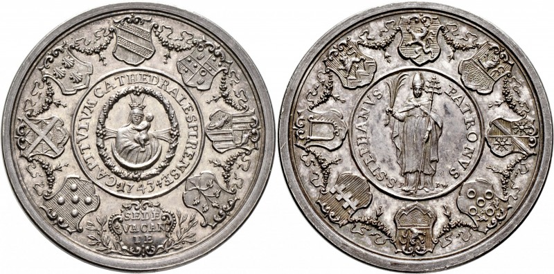 Sammlung Sedisvakanz - Münzen und Medaillen
Speyer. . 
Silbermedaille 1743 von...