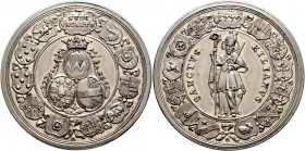 Sammlung Sedisvakanz - Münzen und Medaillen
Würzburg. . 
Silbermedaille 1779 von S. Götzinger (Ansbach). Ähnlich wie vorher / St. Kilian im Wappenkr...