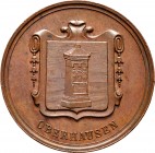Altdeutsche Münzen und Medaillen
Augsburg, Stadt. . 
Einseitiger Bronze-Abschlag der sogen. "Bürgermeistermedaille" o.J. (nach 1869) von J.A. Ries (...