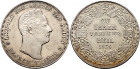 Altdeutsche Münzen und Medaillen
Baden-Durlach. Leopold 1830-1852. 
Kronentaler 1836. "Zu Ihrer Völker Heil". AKS 87, J. 51, Thun 23, Kahnt 28.
Pra...