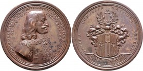 Altdeutsche Münzen und Medaillen
Bamberg, Bistum. Melchior Otto Voit von Salzburg 1642-1653. 
Bronzemedaille o.J. von G.W. Vestner, auf Cornelius Go...