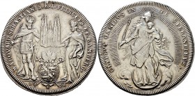 Altdeutsche Münzen und Medaillen
Bamberg, Bistum. Marquard Sebastian Schenk von Stauffenberg 1683-1693. 
Taler 1691 -Nürnberg-. Der hl. Heinrich und...