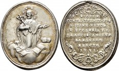 Altdeutsche Münzen und Medaillen
Bamberg, Bistum. Friedrich Karl von Schönborn 1729-1746. 
Ovale Silbermedaille 1731 unsigniert, der Johann- Nepomuk...