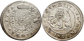 Altdeutsche Münzen und Medaillen
Bayern. Maximilian I. als Herzog 1598-1623. 
Kipper-12 Bätzner zu 48 Kreuzer o.J. Vierfeldiges Wappen im spanischen...