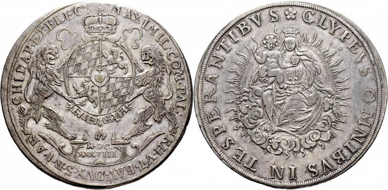 Altdeutsche Münzen und Medaillen
Bayern. Maximilian I. als Kurfürst 1623-1651. ...