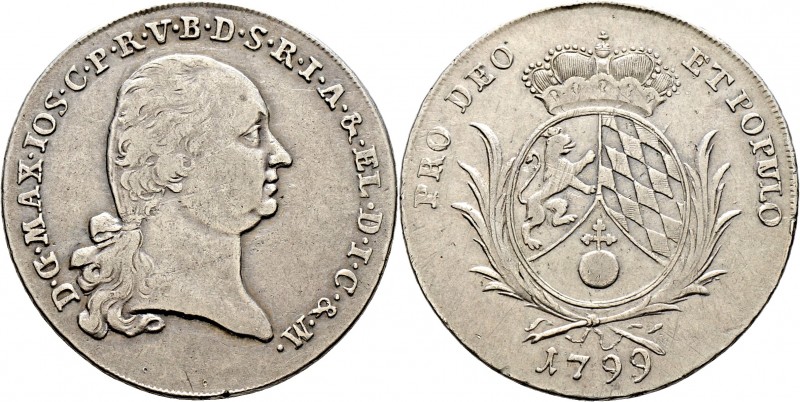 Altdeutsche Münzen und Medaillen
Bayern. Maximilian IV. Joseph 1799-1805. 
Kon...