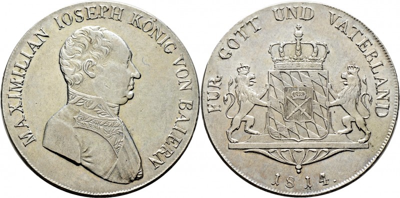 Altdeutsche Münzen und Medaillen
Bayern. Maximilian I. Joseph 1806-1825. 
Konv...