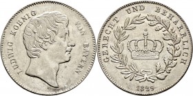 Altdeutsche Münzen und Medaillen
Bayern. Ludwig I. 1825-1848. 
Kronentaler 1829. AKS 75, J. 23, Thun 47, Kahnt 74.
besserer Jahrgang, gutes sehr sc...