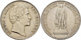 Altdeutsche Münzen und Medaillen
Bayern. Ludwig I. 1825-1848. 
Geschichtsdoppeltaler 1843. Hundertjahrfeier der Hochschule Erlangen. AKS 105, J. 73,...