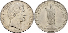 Altdeutsche Münzen und Medaillen
Bayern. Ludwig I. 1825-1848. 
Geschichtsdoppeltaler 1847. Bischofsstandbild von Mespelbrunn zu Würzburg. AKS 110, J...