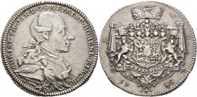 Altdeutsche Münzen und Medaillen
Hohenlohe-Neuenstein-Langenburg'sche Linie. Neuenstein-Kirchberg. Christian Friedrich Karl 1767-1806. 
1/2 Konventi...