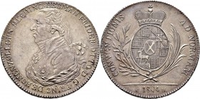 Altdeutsche Münzen und Medaillen
Hohenzollern-Hechingen. Hermann Friedrich Otto 1798-1810. 
Konventionstaler 1804 -Stuttgart-. Stempel von J.L. Wagn...