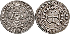 Altdeutsche Münzen und Medaillen
Köln, Erzbistum. Walram von Jülich 1332-1349. 
Turnose o.J. (1344) -Deutz-. Mitriertes Brustbild von vorn im doppel...