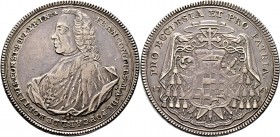 Altdeutsche Münzen und Medaillen
Konstanz, Bistum. Franz Conrad von Rodt 1750-1775. 
Taler 1761 -Augsburg-. Stempel von J. Thiébaud. Berst. 414, Dav...