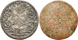 Altdeutsche Münzen und Medaillen
Lindau, Isny, Wangen und Leutkirch. . 
1/2 Kreuzer 1732. Nau 14 (unter Lindau), Klein (Löwenstein) S. 184 Anm., Wib...