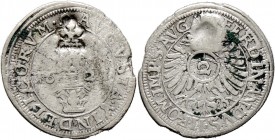 Altdeutsche Münzen und Medaillen
Lindau, Stadt. . 
Halbbatzen 1623 von Augsburg mit Lindauer Gegenstempel "Dreiblättriger Lindenbaum ohne Schild". N...