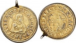 Altdeutsche Münzen und Medaillen
Pfalz, Kurlinie. Johann Casimir von Lautern 1576-1592. 
1/4 Rheinischer Münzvereinstaler 1589 -Heidelberg-. Geharni...
