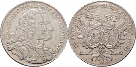 Altdeutsche Münzen und Medaillen
Pfalz, Kurlinie. Karl Philipp, zusammen mit Karl Albrecht von Bayern 1723-1742. 
Vikariatstaler 1740 -Mannheim-. Di...
