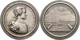 Altdeutsche Münzen und Medaillen
Pfalz, Kurlinie. Karl Theodor 1742-1799. 
Silbermedaille mit breitem Rand 1739 von W. Schäffer, auf sein glückliche...