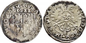 Altdeutsche Münzen und Medaillen
Schwarzburg-Sondershausen. Kippermünzen 1619-1623. 
Kipper-24 Kreuzer 1622 -Gehren-. Münzmeister Hans Heinrich Otte...