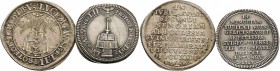 Altdeutsche Münzen und Medaillen
Schweinfurt, Stadt. . 
Lot (2 Stücke): Doppelgroschen und Groschen 1717 von Wermuth und Lauffer, auf die 200-Jahrfe...