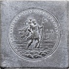 Altdeutsche Münzen und Medaillen
Speyer, Bistum. Franz Christoph von Hutten 1743-1770. 
Einseitige, klippenförmige Zinnmedaille o.J. mit Signatur PW...