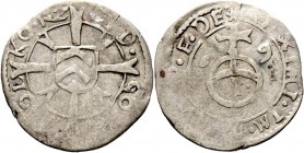 Altdeutsche Münzen und Medaillen
Stolberg-Königstein. Ludwig II. 1535-1574. 
Kreuzer 1569 -Nördlingen-. Mit Titulatur Kaiser Maximilian II. Frieder....