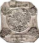 Altdeutsche Münzen und Medaillen
Württemberg. Karl Alexander 1713, während der Belagerung der Reichsfestung Landau. 
Einseitige Notklippe zu 1 Gulde...